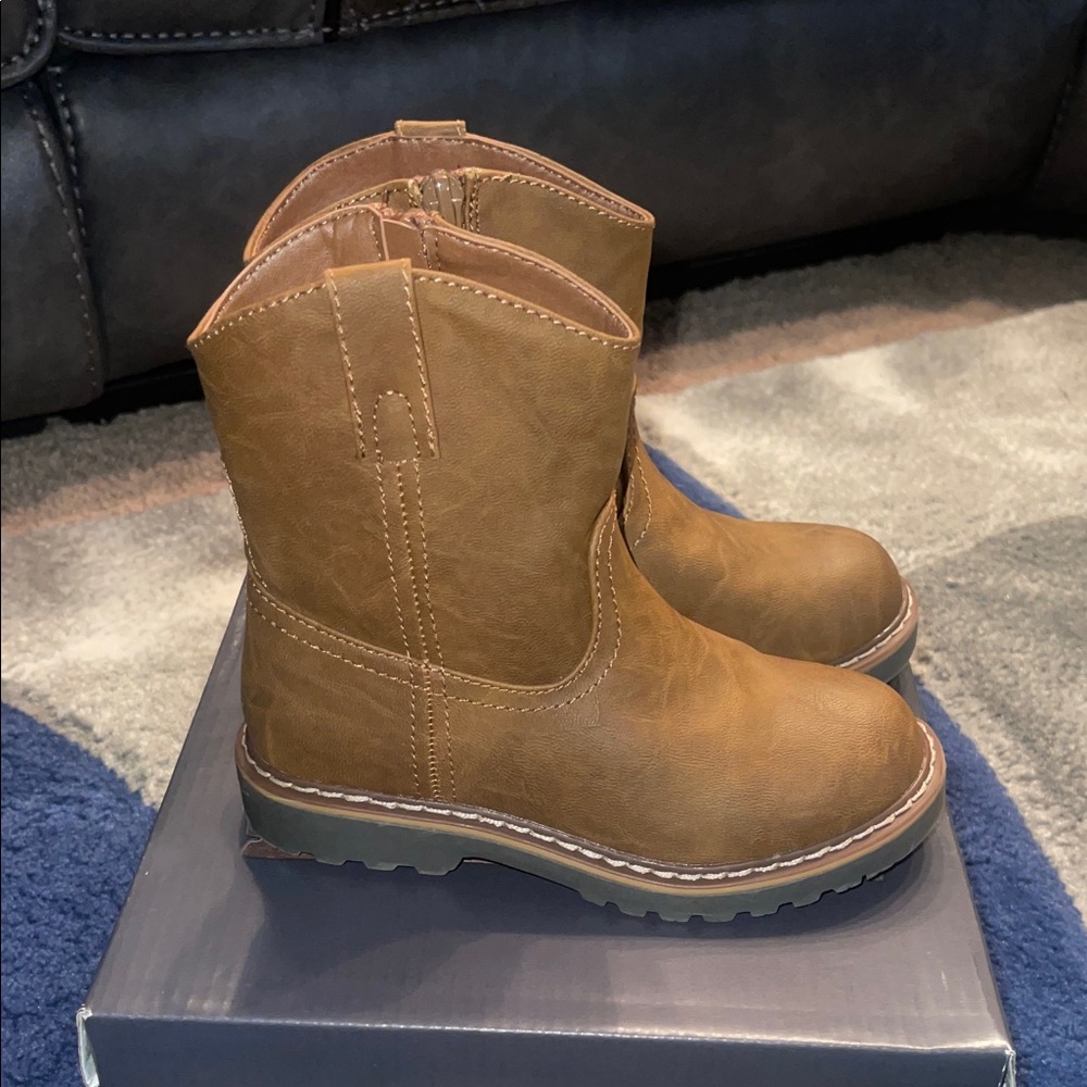Brown Kids Boots